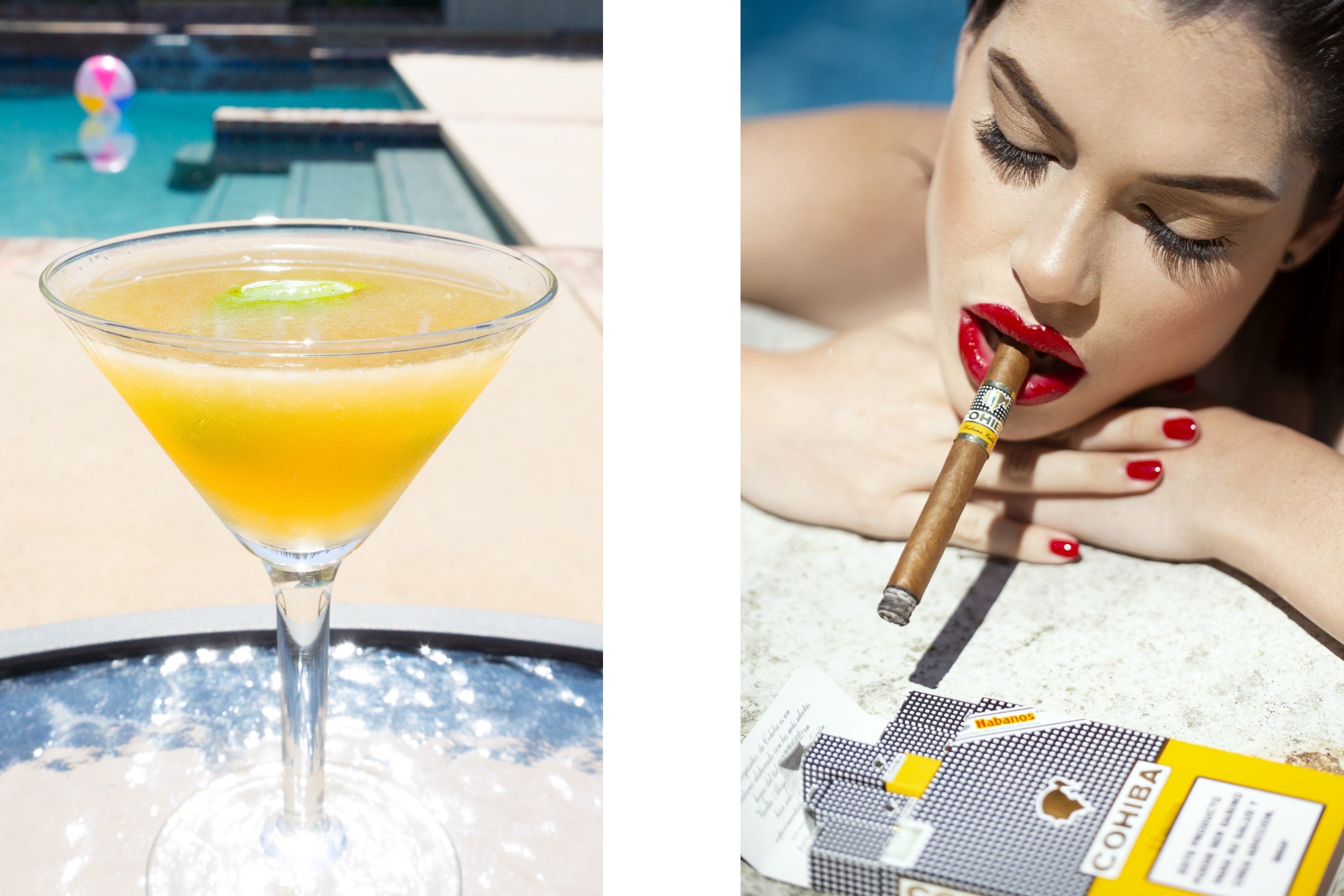 Cohiba Exquisitos paired with a frozen Daquiri