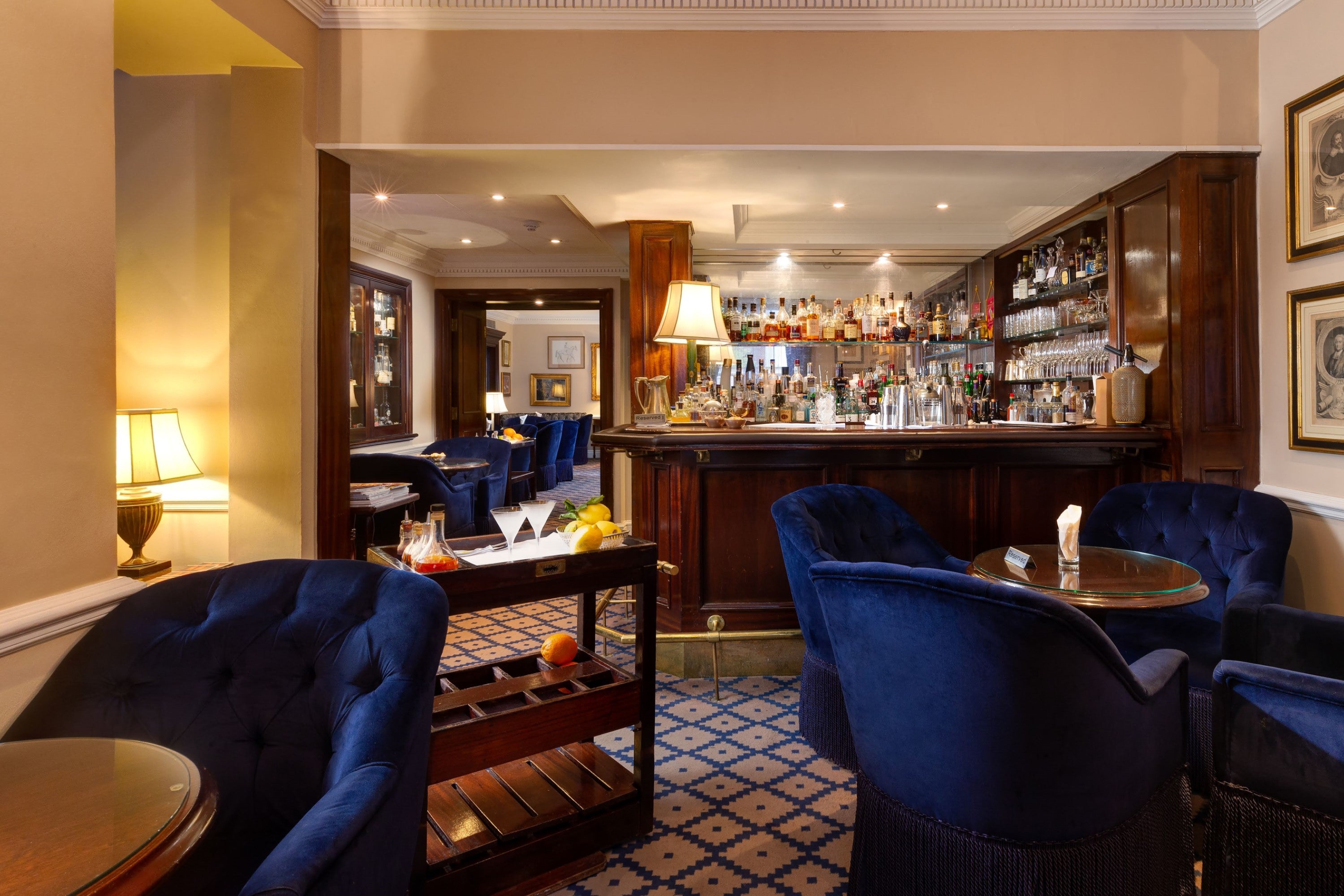 Dukes Bar at Dukes Hotel in London's St. James's