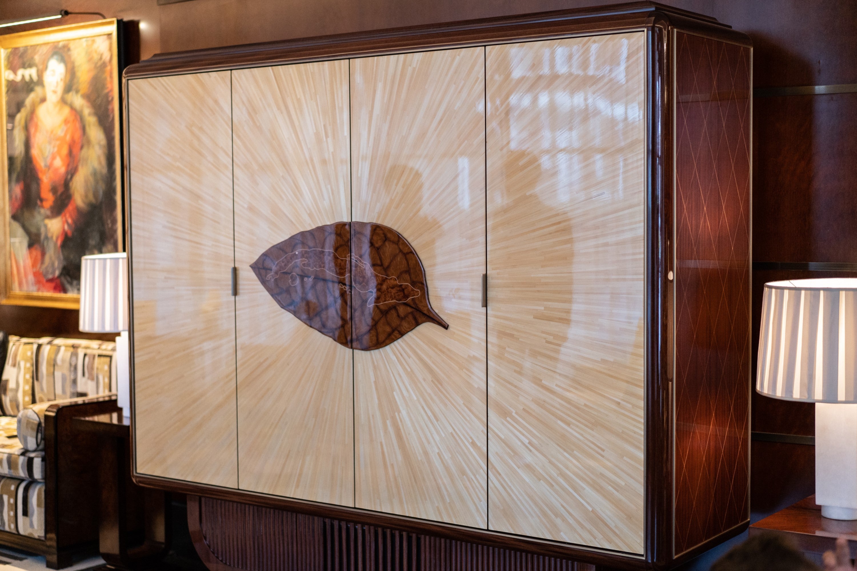 The bespoke DeART humidor at Le Magritte