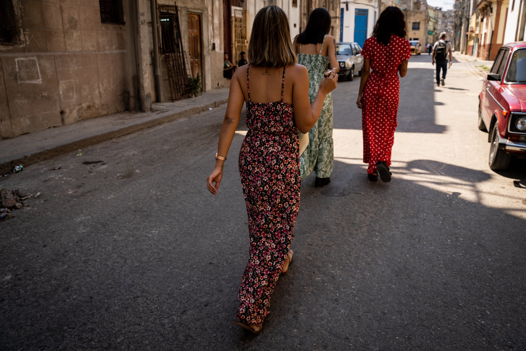 Ana, Leslye and Amy in Havana, Cuba, for EGM Cigars