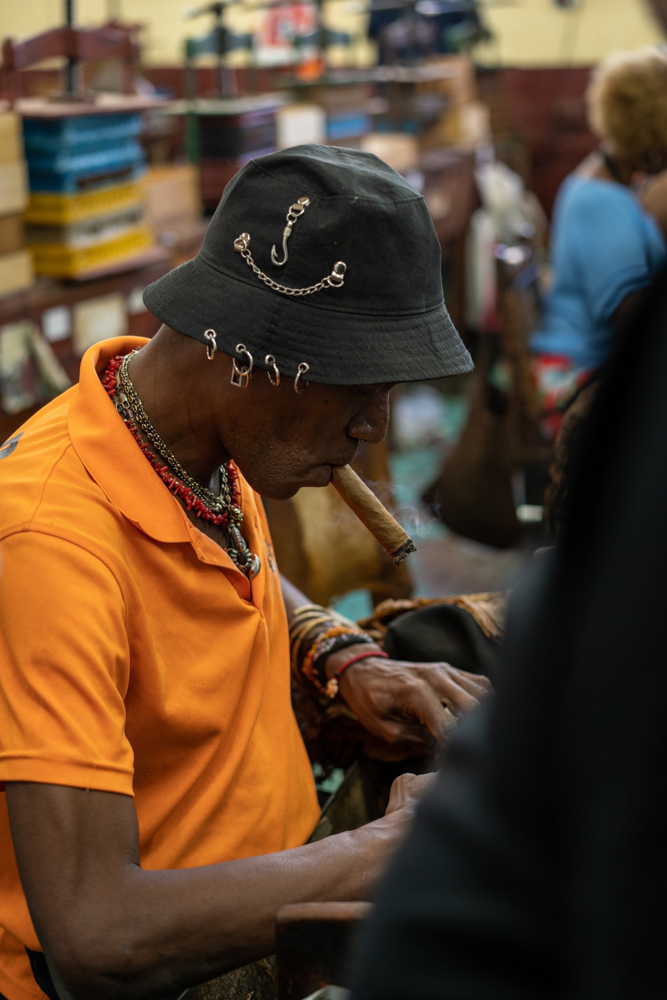 La Corona cigar factory, Havana, Cuba