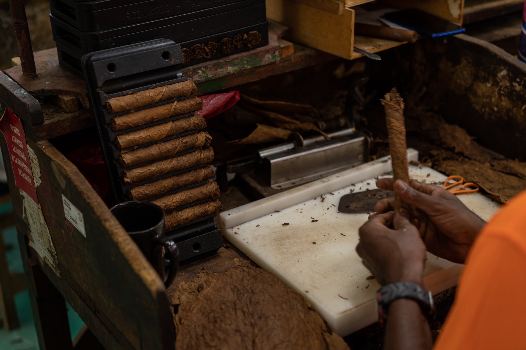 La Corona cigar factory, Havana, Cuba