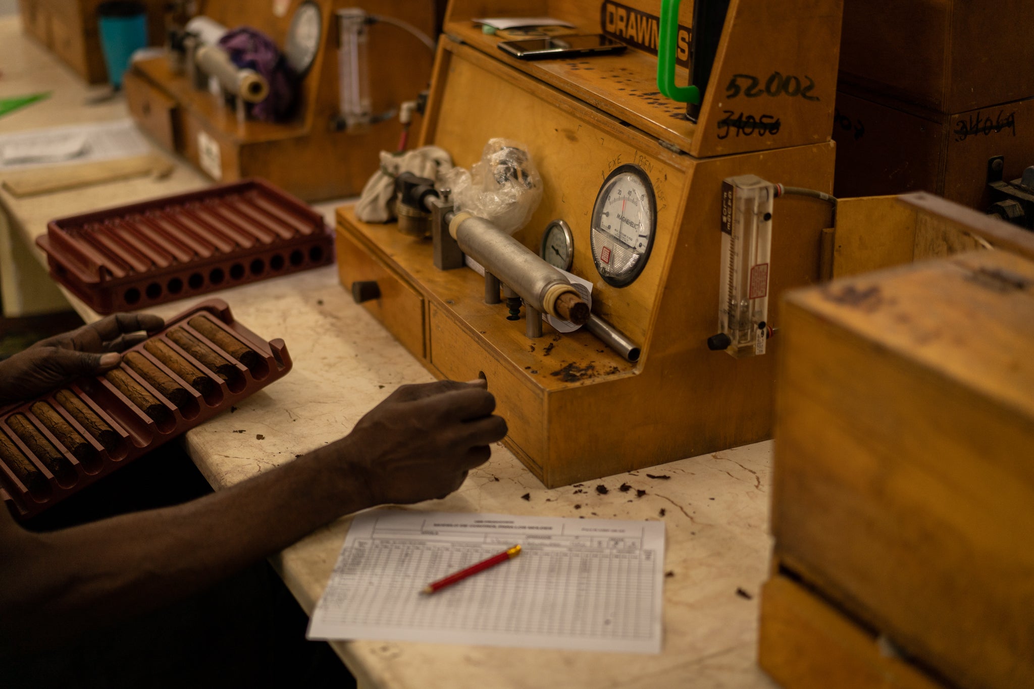 Le test du tirage à la fabrique de cigares Partagas