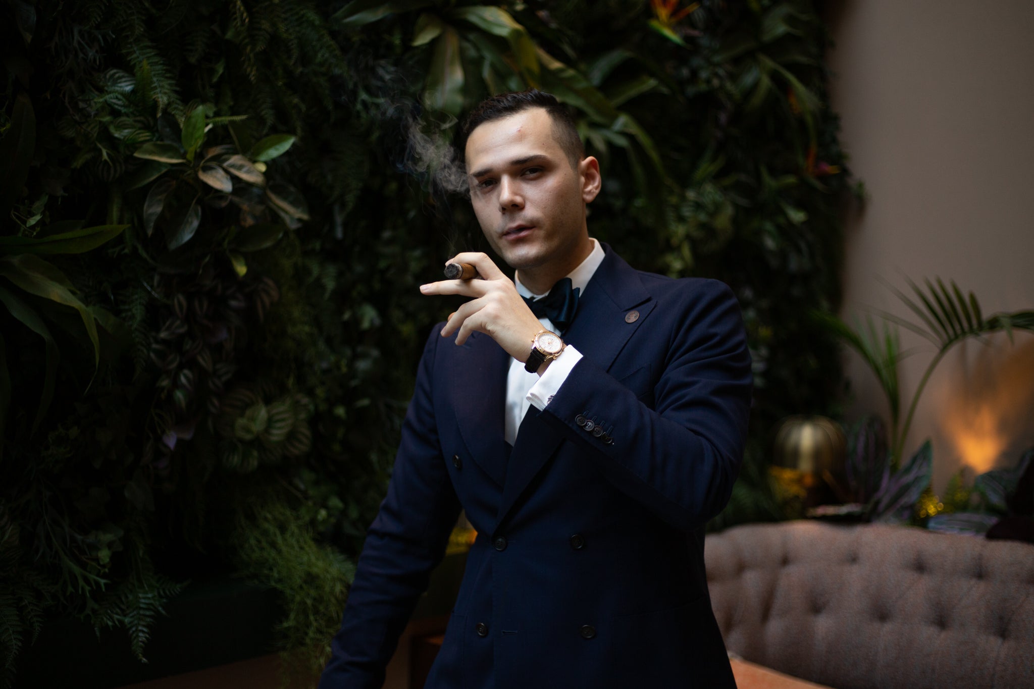 Giuliano Santilli, cigar sommelier for The Arts Club