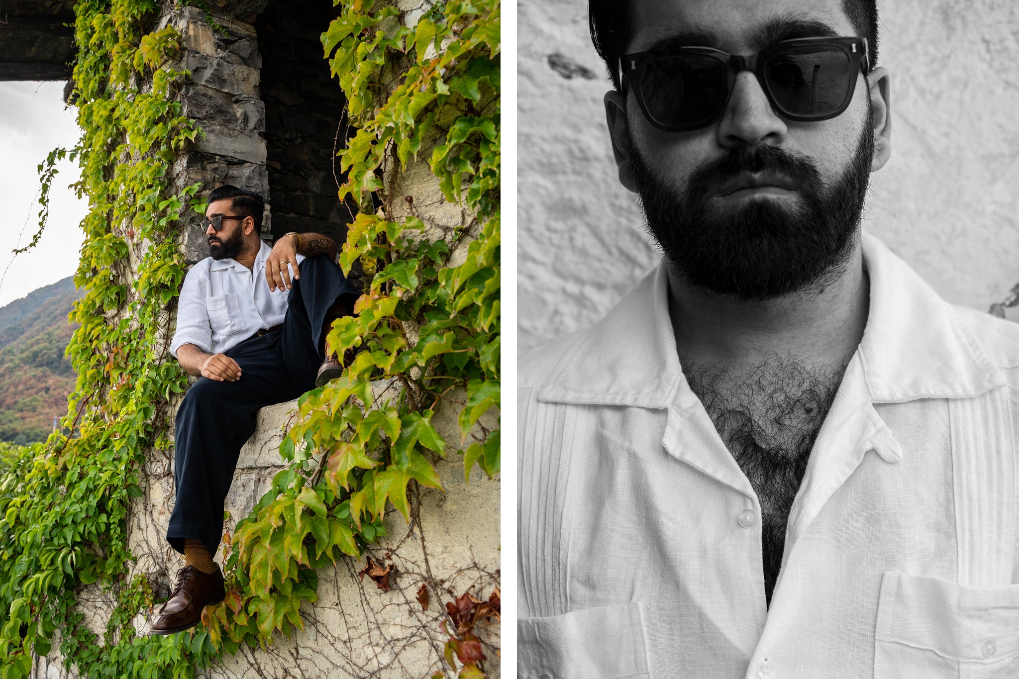 The guayabera, worn by Rikesh Chauhan and photographed by Milad Abedi