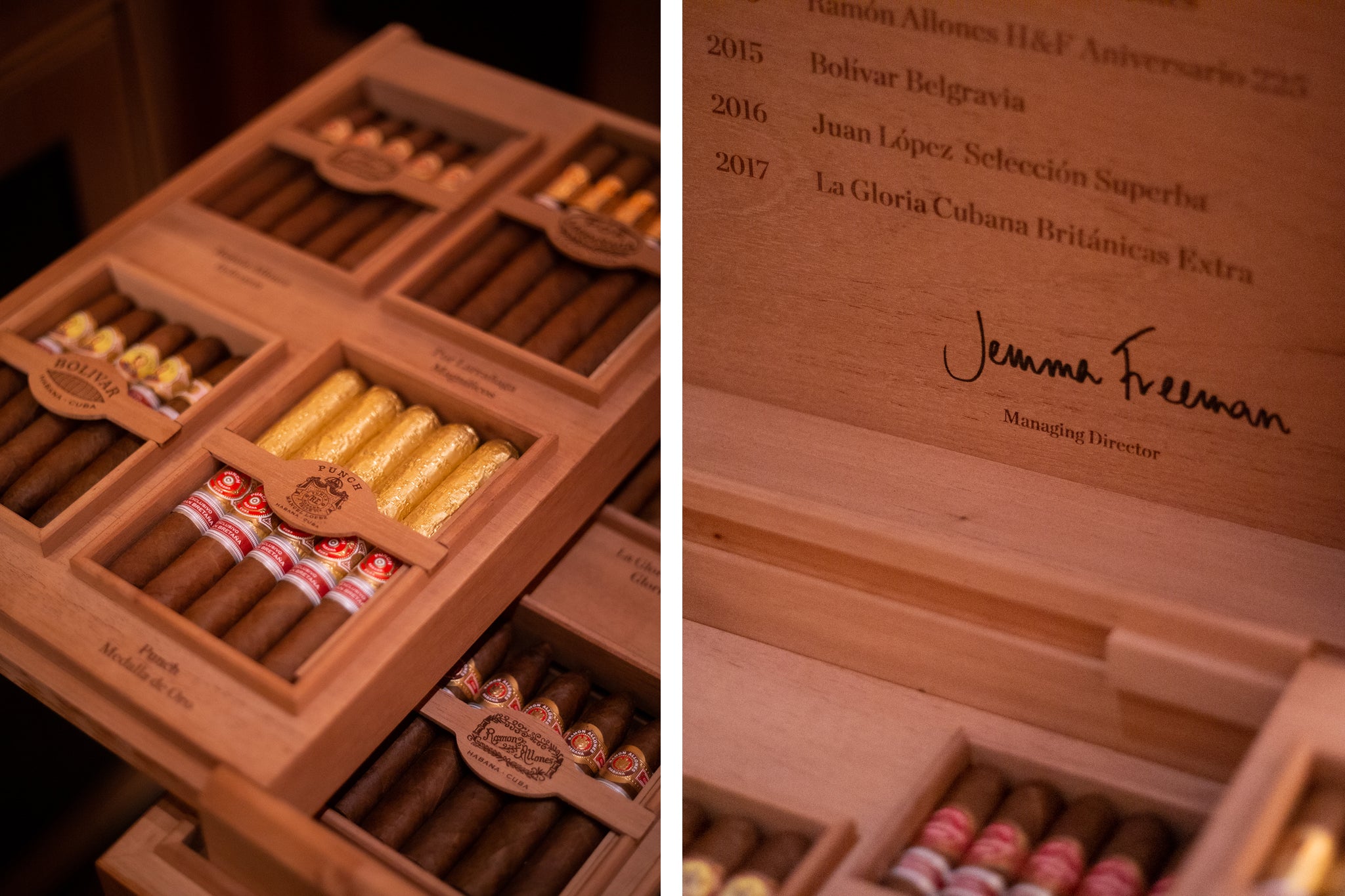 The Hunters & Frankau House Reserve Series 1790 humidor