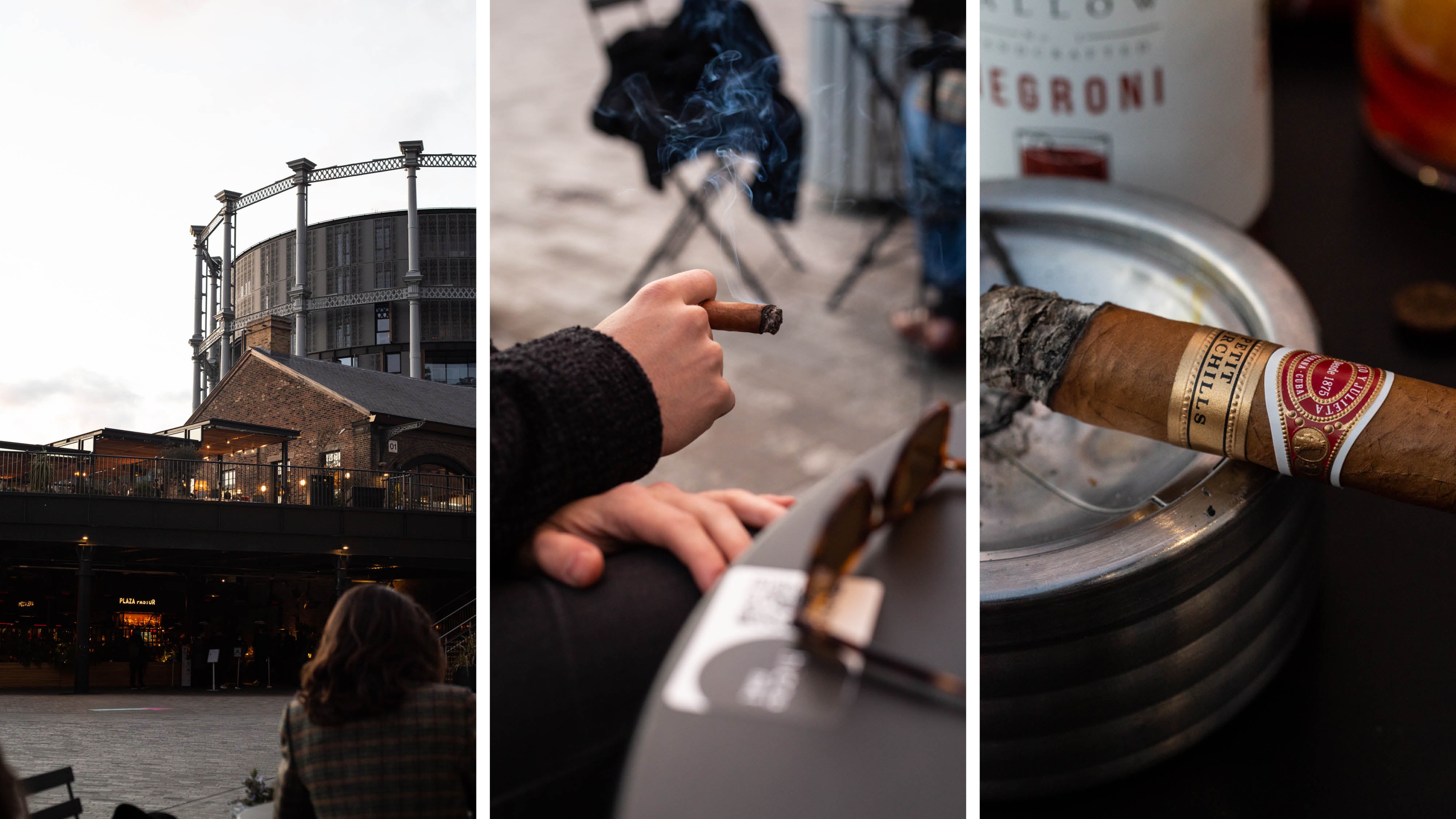 Fotos detalladas de una noche en Coal Drops Yard