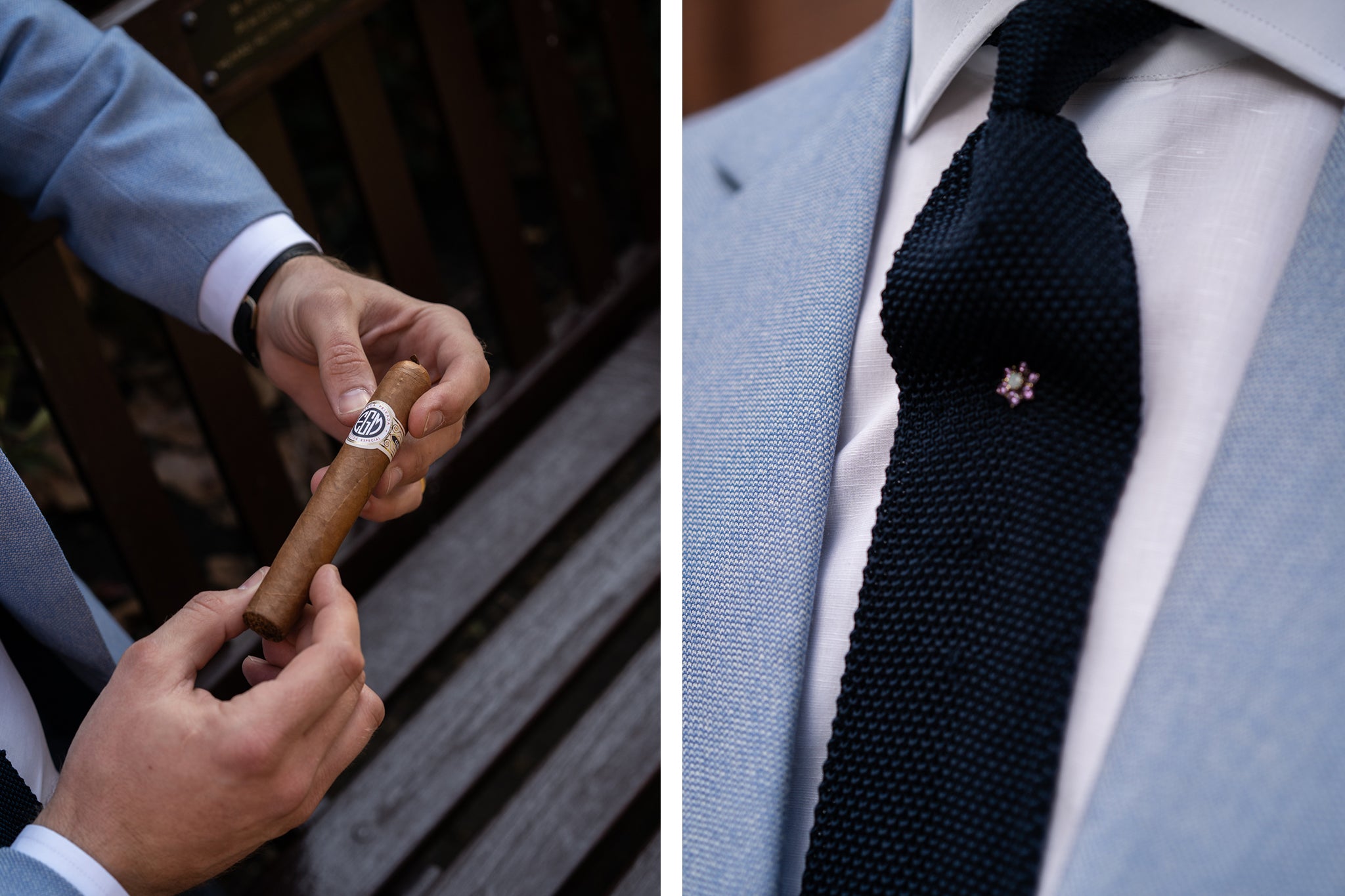 Outfit Details, Joe Holsgrove for EGM Cigars