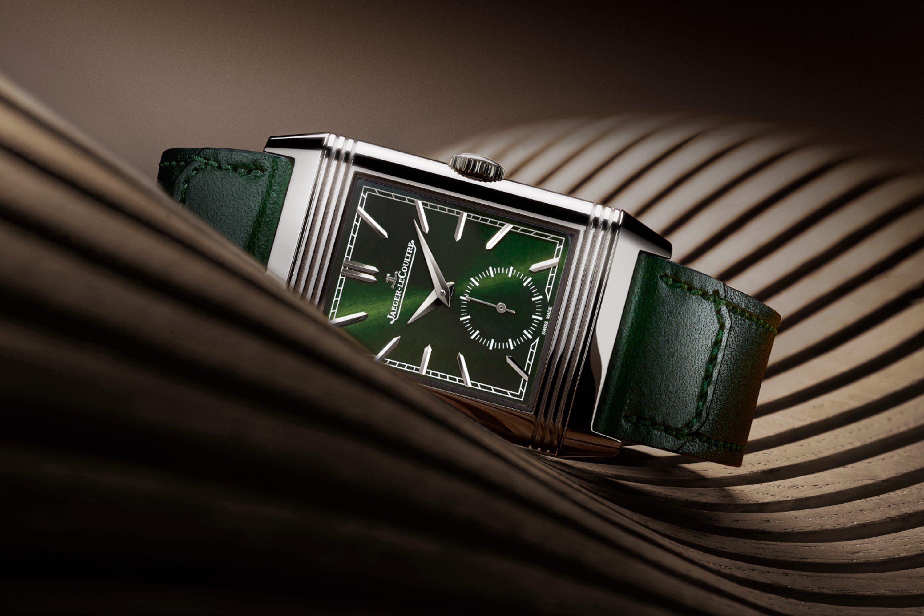 The Jaeger-LeCoultre Reverso Tribute Small Seconds in Green