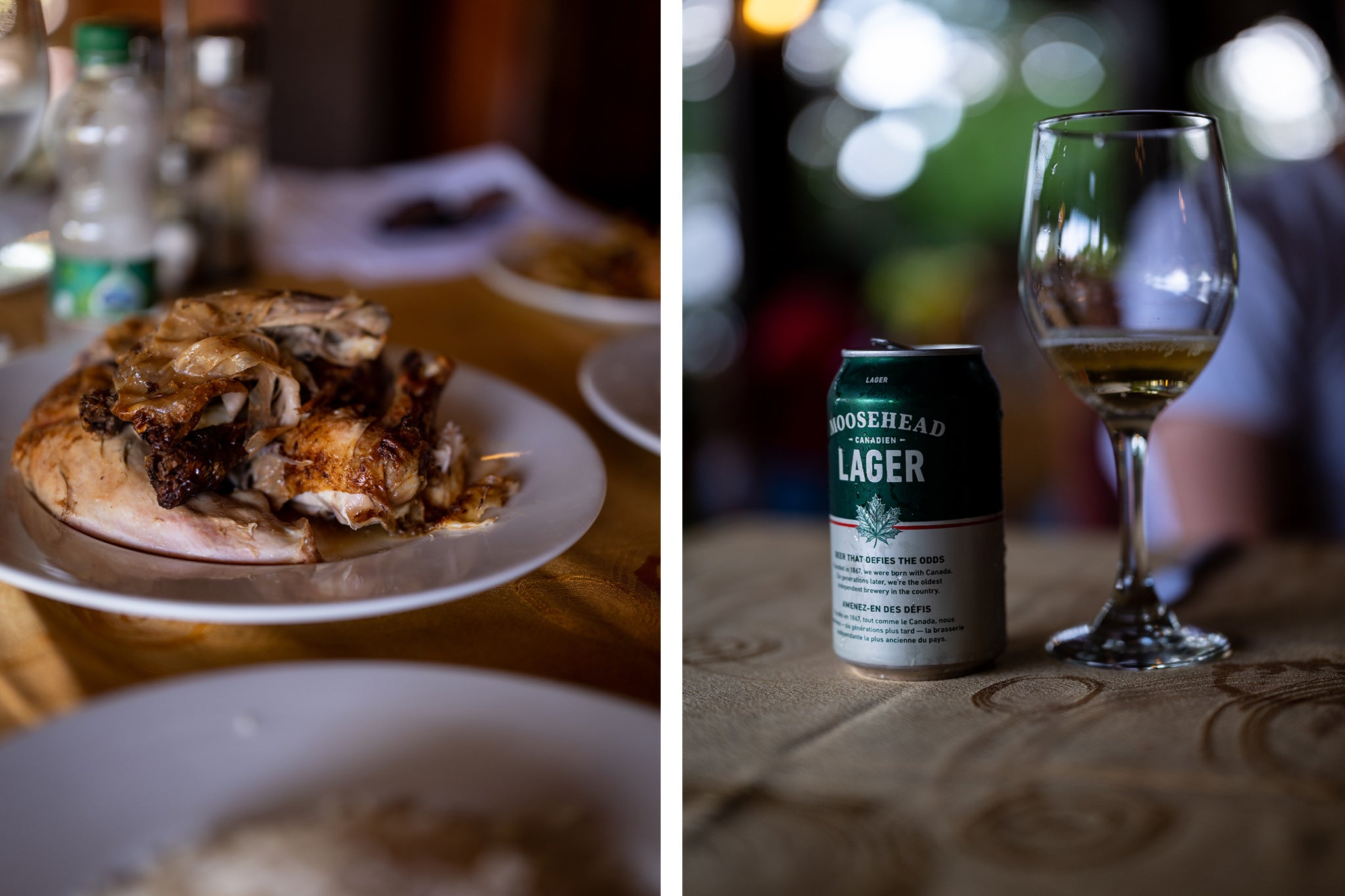 Pollo asado El Aljibe (350g), avec arroz et frijoles