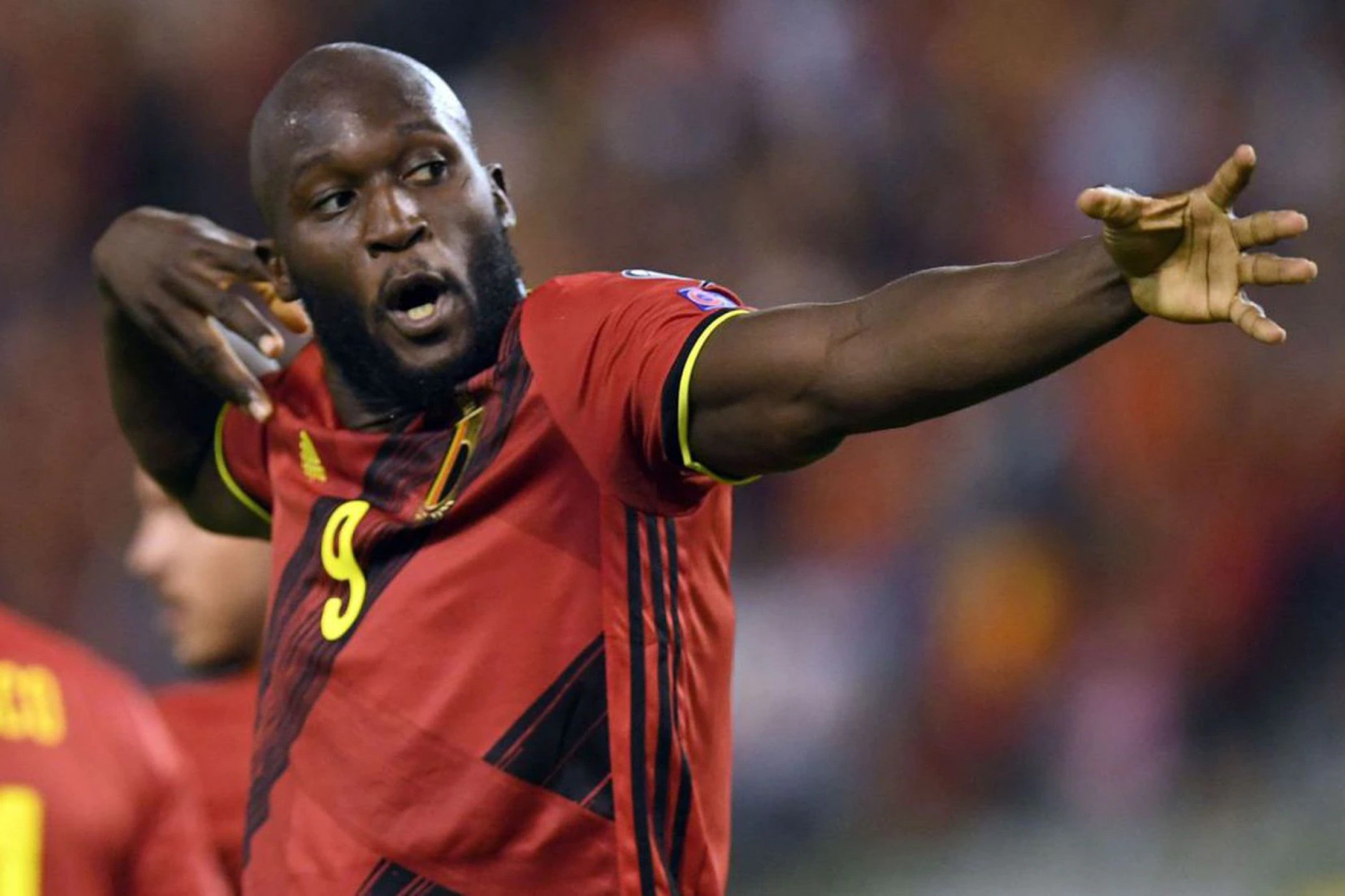 Romelu Lukaku of Belgium