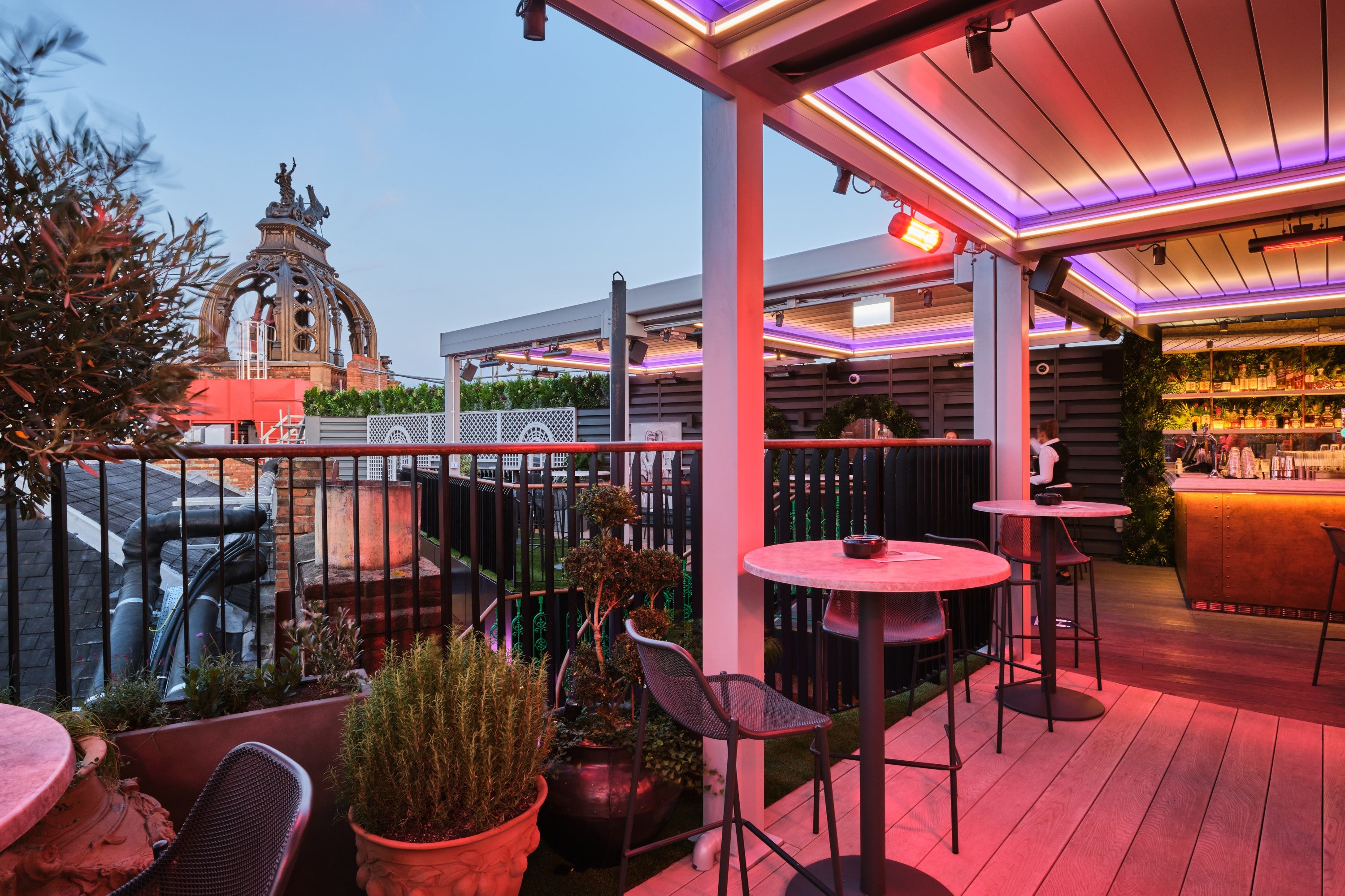 Smoking Terrace at The Hippodrome Casino, London