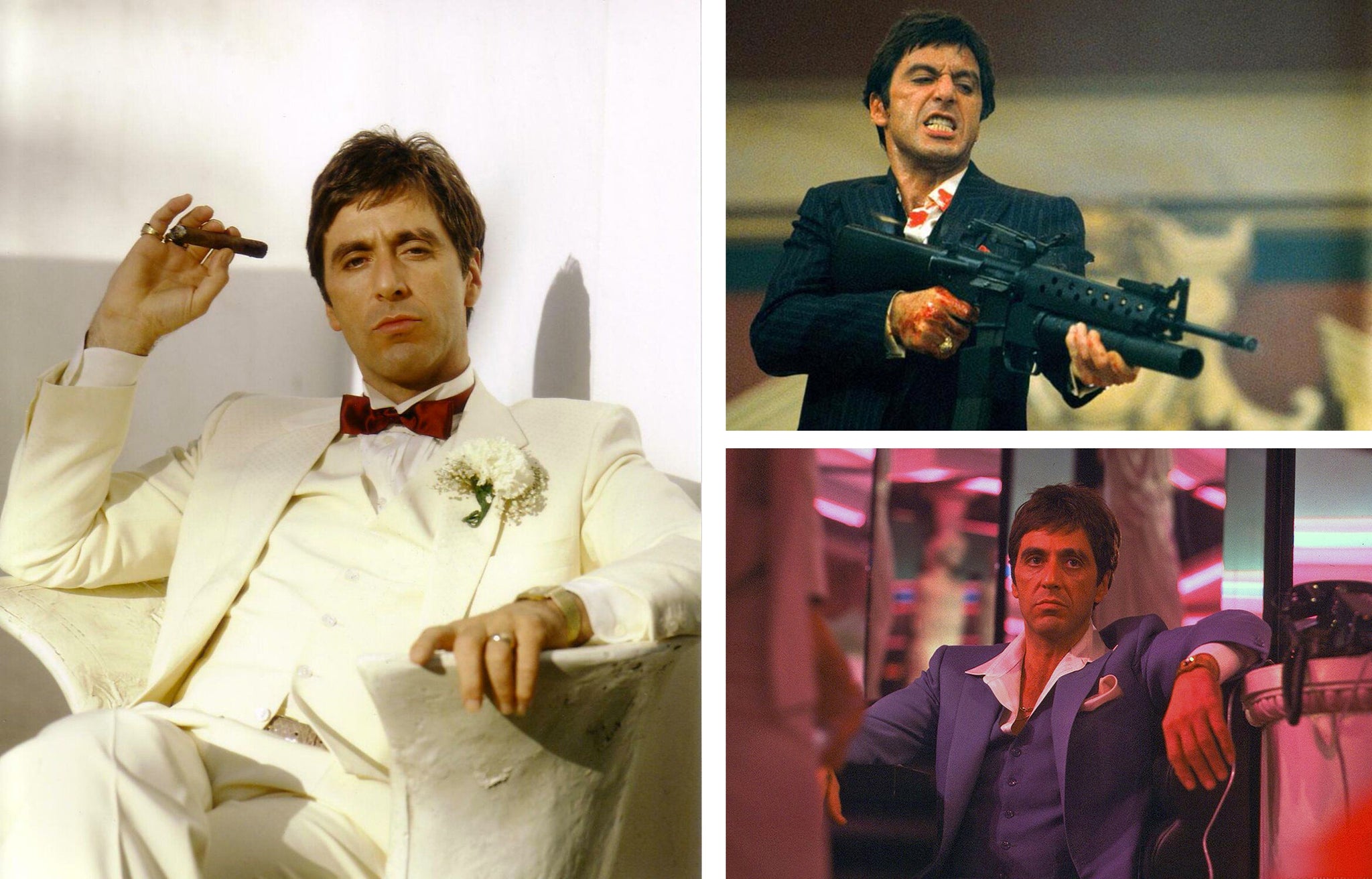 al pacino als zigarrenliebhaber tony montana in narbe 1983 egm zigarren