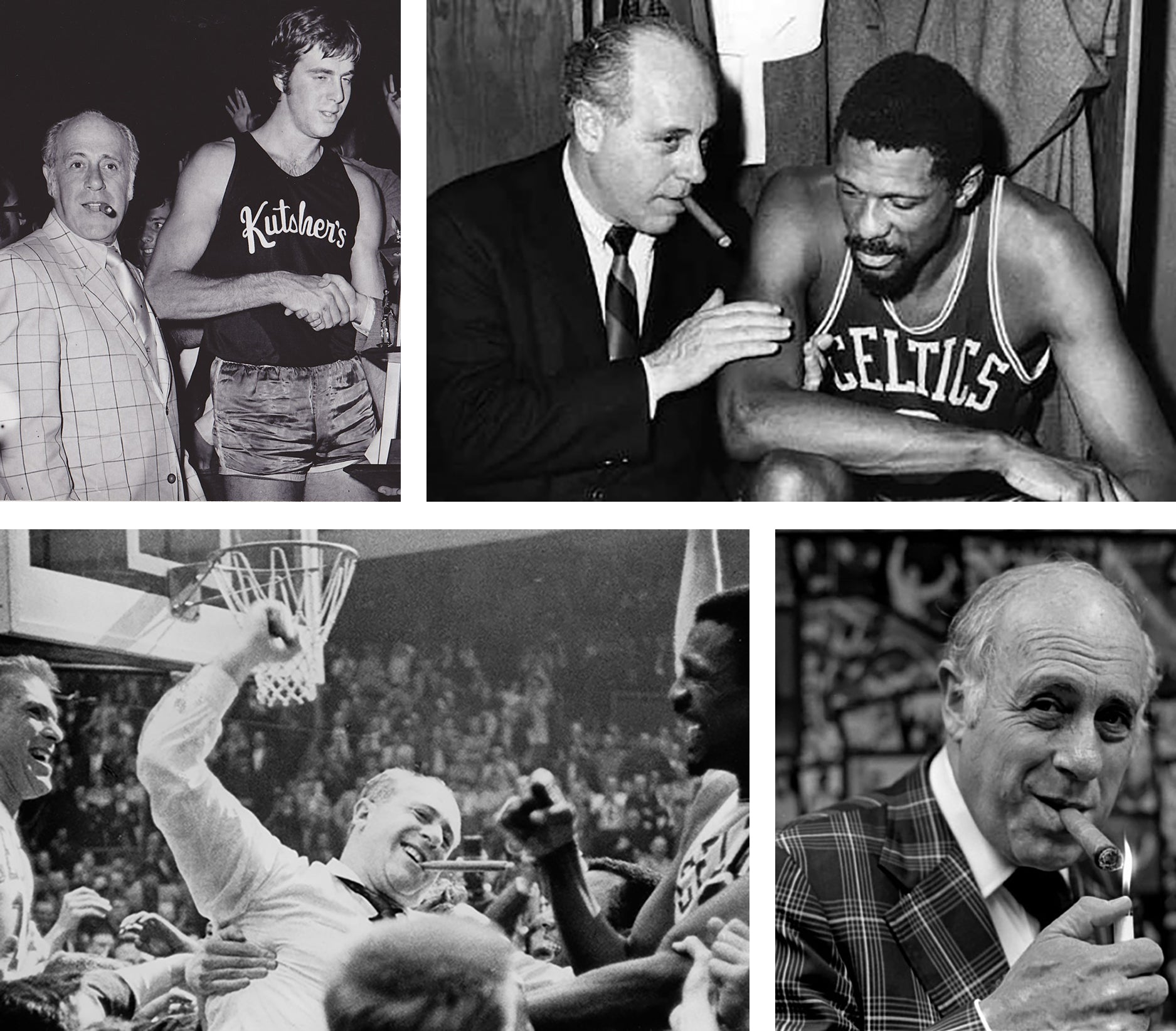 Arnold Red Auerbach entraîneur de basket-ball et cigare EGM Cigares