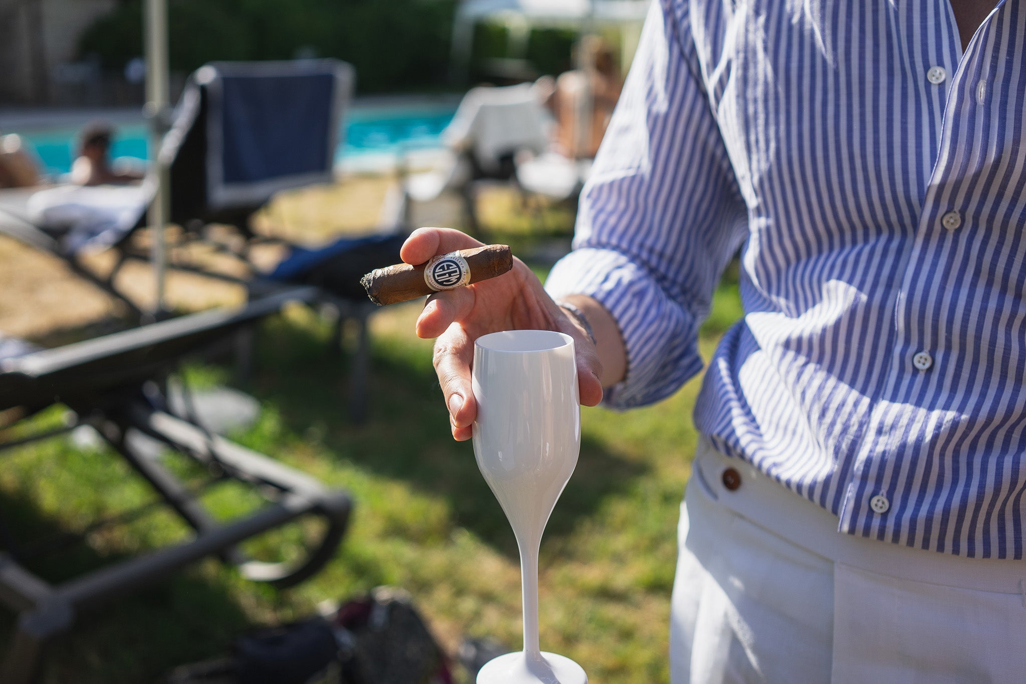 Paarung kubanischer Zigarren mit Champagner-Zigarren