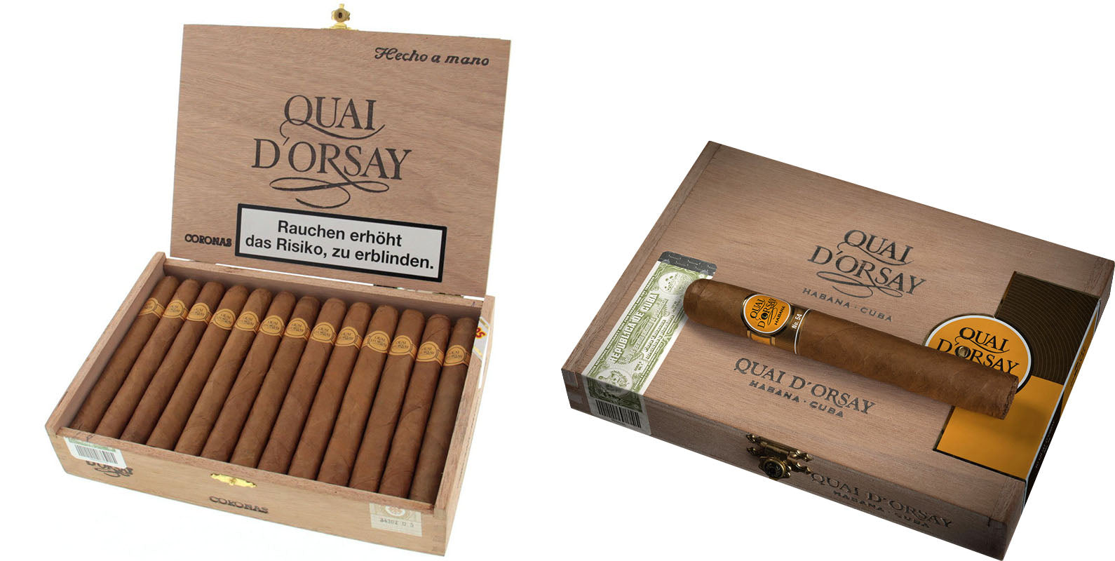 quai d orsay coronas claro charutos no. 54 charuto e quai d orsay EGM charutos