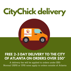 CityChick delivers chicken feed to your door!