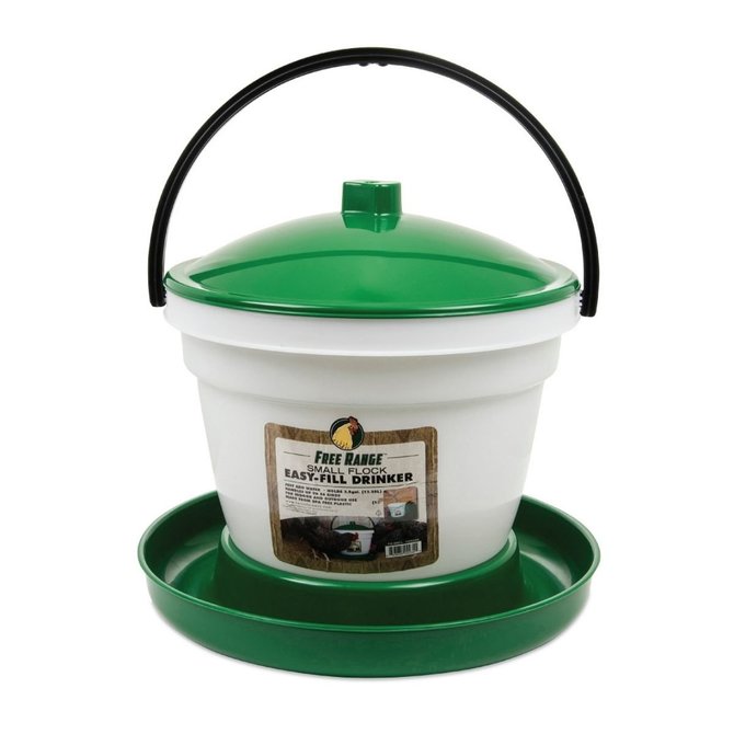 11lb Tuff Stuff Poultry Feeder w/ Lid - North Forty Feed & Farm Supply