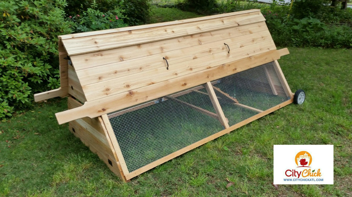 8 Ft Cedar Chicken Tractor Base Model