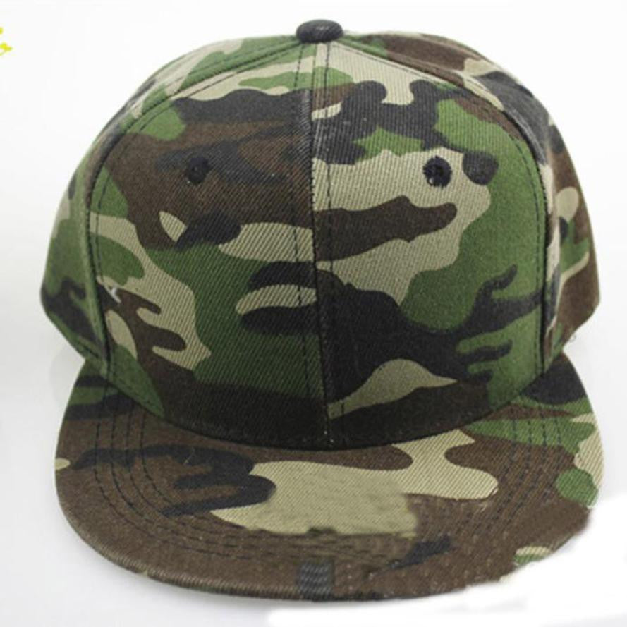 Men Baseball Cap WomenArmyGreen Camouflage Printed Hip Hop Dance Hat Sunscreen Cap #2415