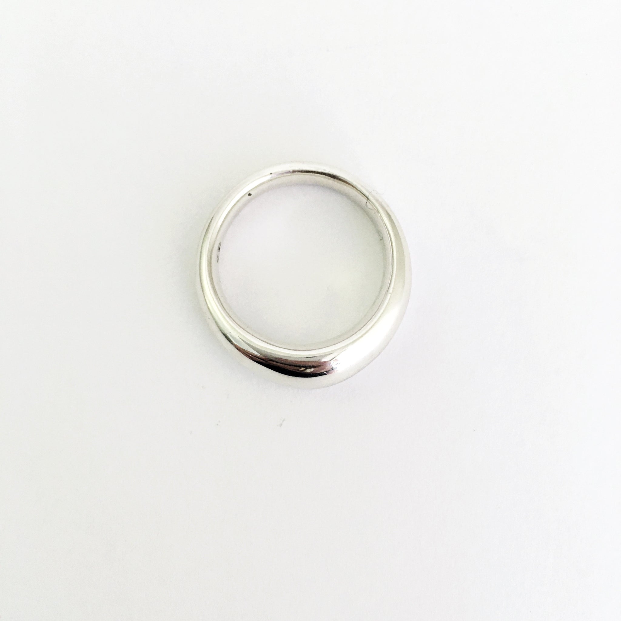 Pebble ring in sterling silver by Savage Jewellery