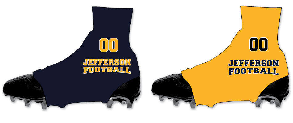 Jefferson Football Spats (Cleat Covers 
