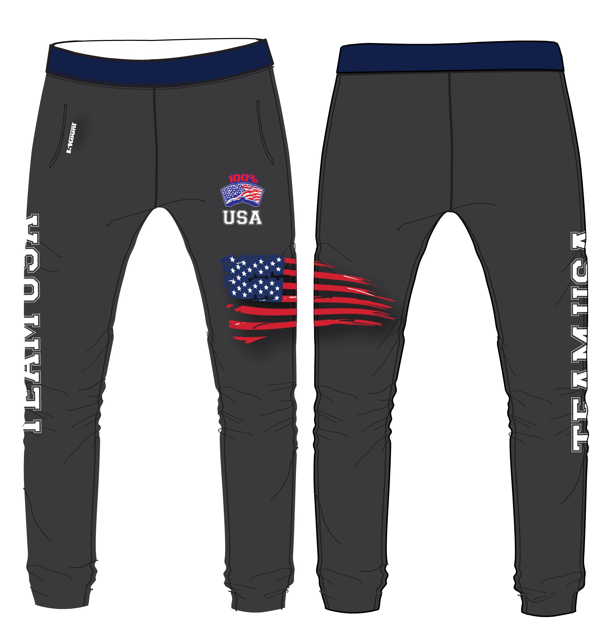 RAW USA Sublimated Jogger Pants | 5KounT