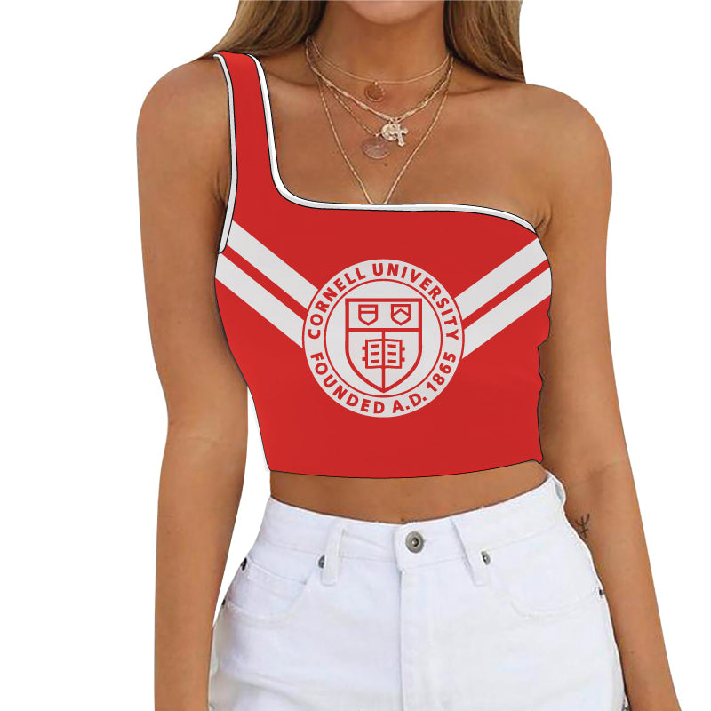 red dance crop top