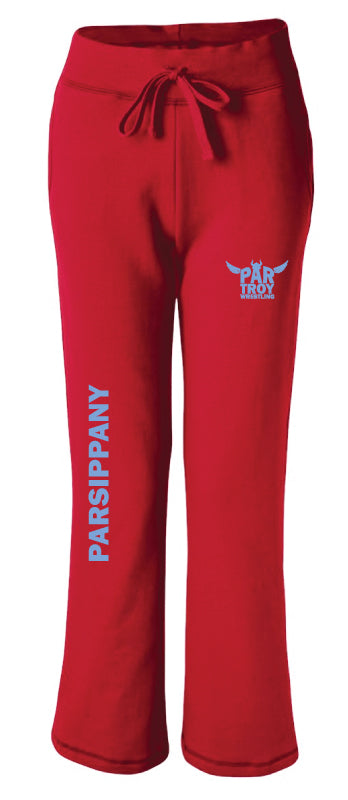 women's open bottom sweatpants