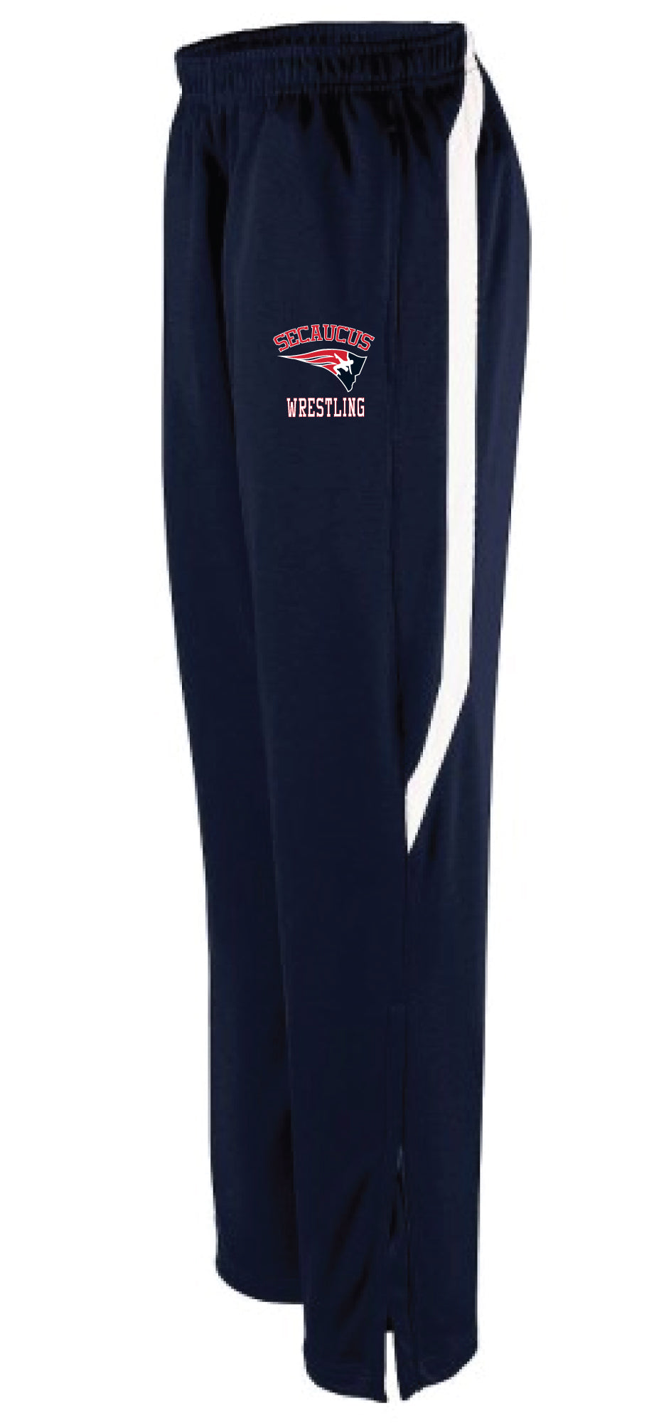 navy warm up pants