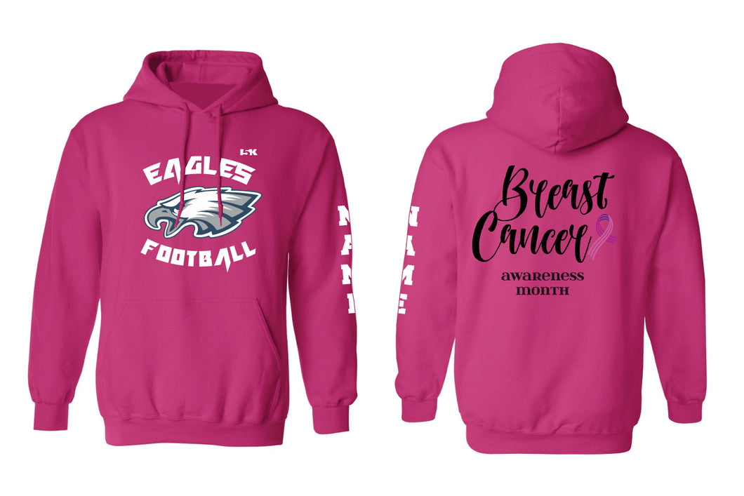 Girls Youth Pink Philadelphia Eagles Prime Pullover Hoodie