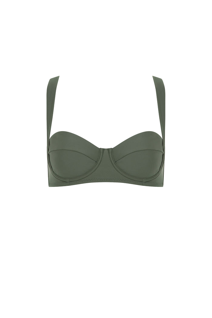POLO Martinique Tank Shelf Bra Swimsuit in Spring Green - For Her from The  Luxe Company UK