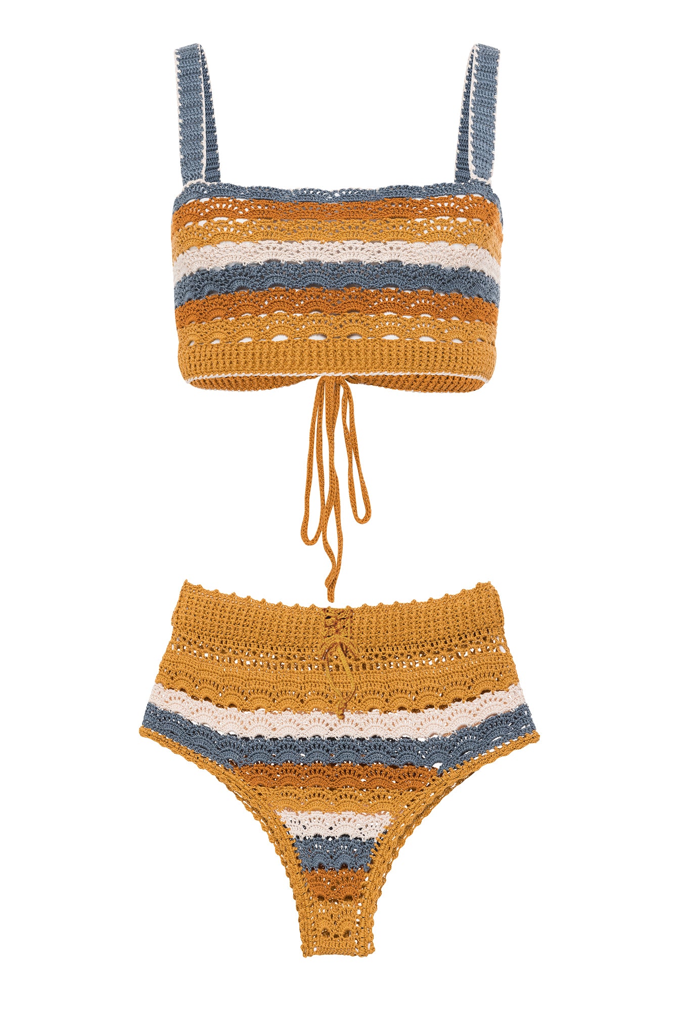 Práctico Productivo Emoción Carolina K Crochet Bikini Set