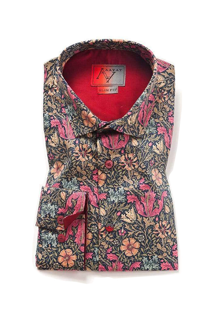 red floral shirt mens