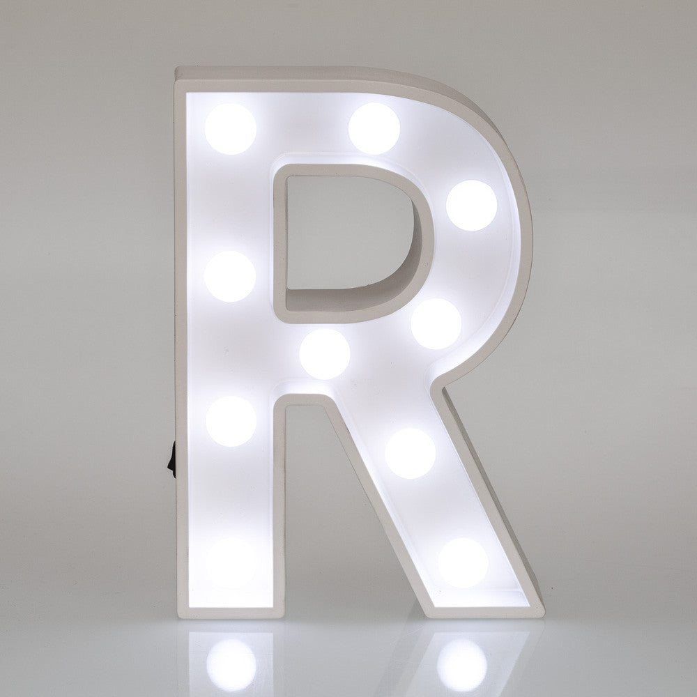 Letter Light R - Illuminated Letters with Lights - Lumiletters R