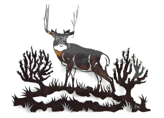 metal deer cutouts