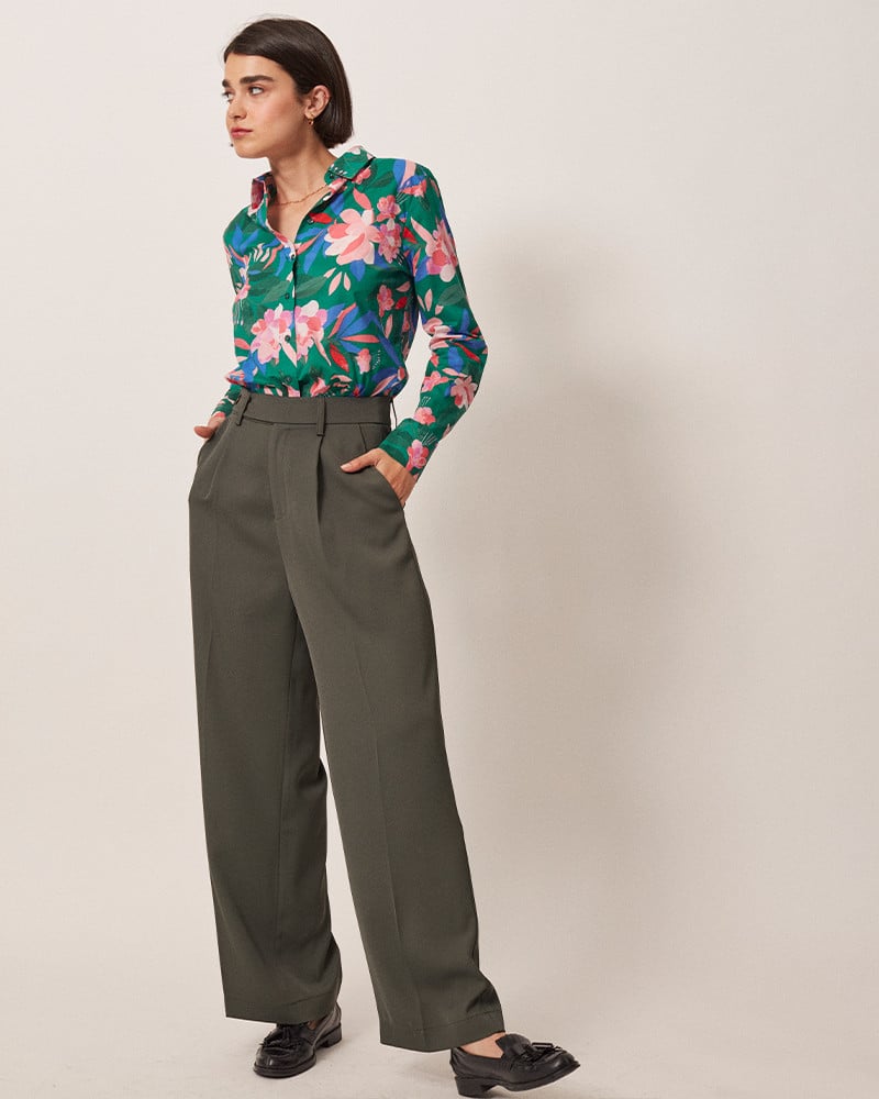 Winona Belted Trousers –