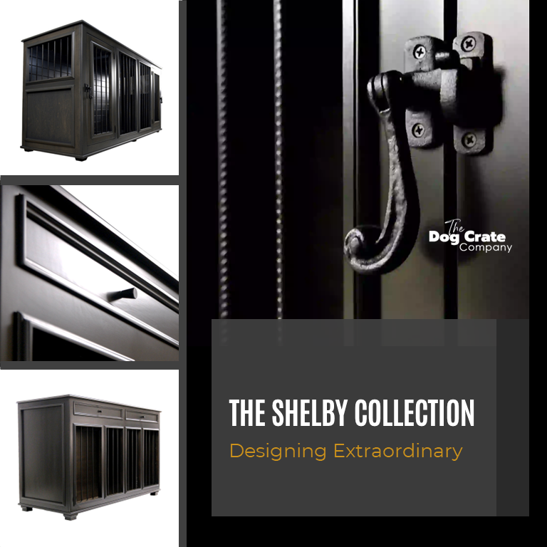 Luxury Dog Crate Kennel Furniture The Shelby Collection