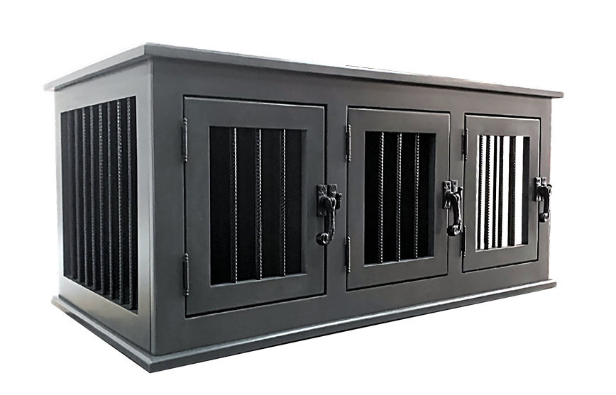 Triple Dog Crate Furniture Kennels - Solid Hardwood - Custom Designs in The Rover Collection from Carolina Dog Crate Co.