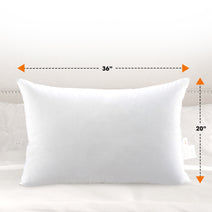 Cheer Collection Hypoallergenic Hollow Fiber Pillows (Set of 2) -Assorted Sizes Nav Image 11