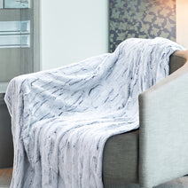 Cheer Collection Embossed Faux Fur Throw Blanket - Ultra Soft Fuzzy Blanket Nav Image 14