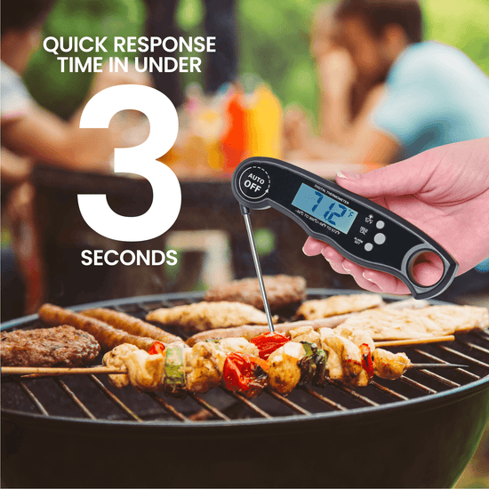 Cheer Collection Bluetooth Instant Read Digital Oven Thermometer