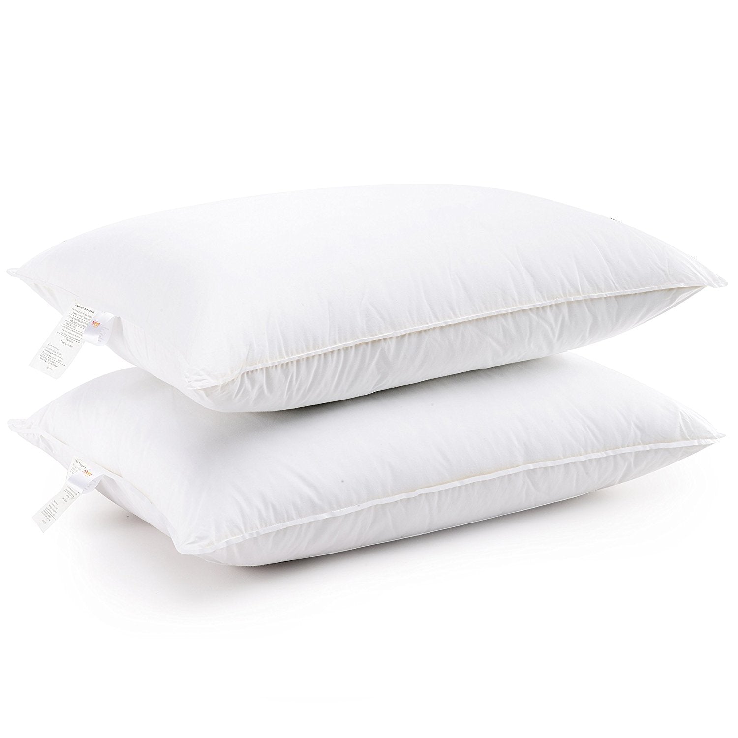 Cheer Collection Feather Down Sham And Throw Pillow Inserts - Set