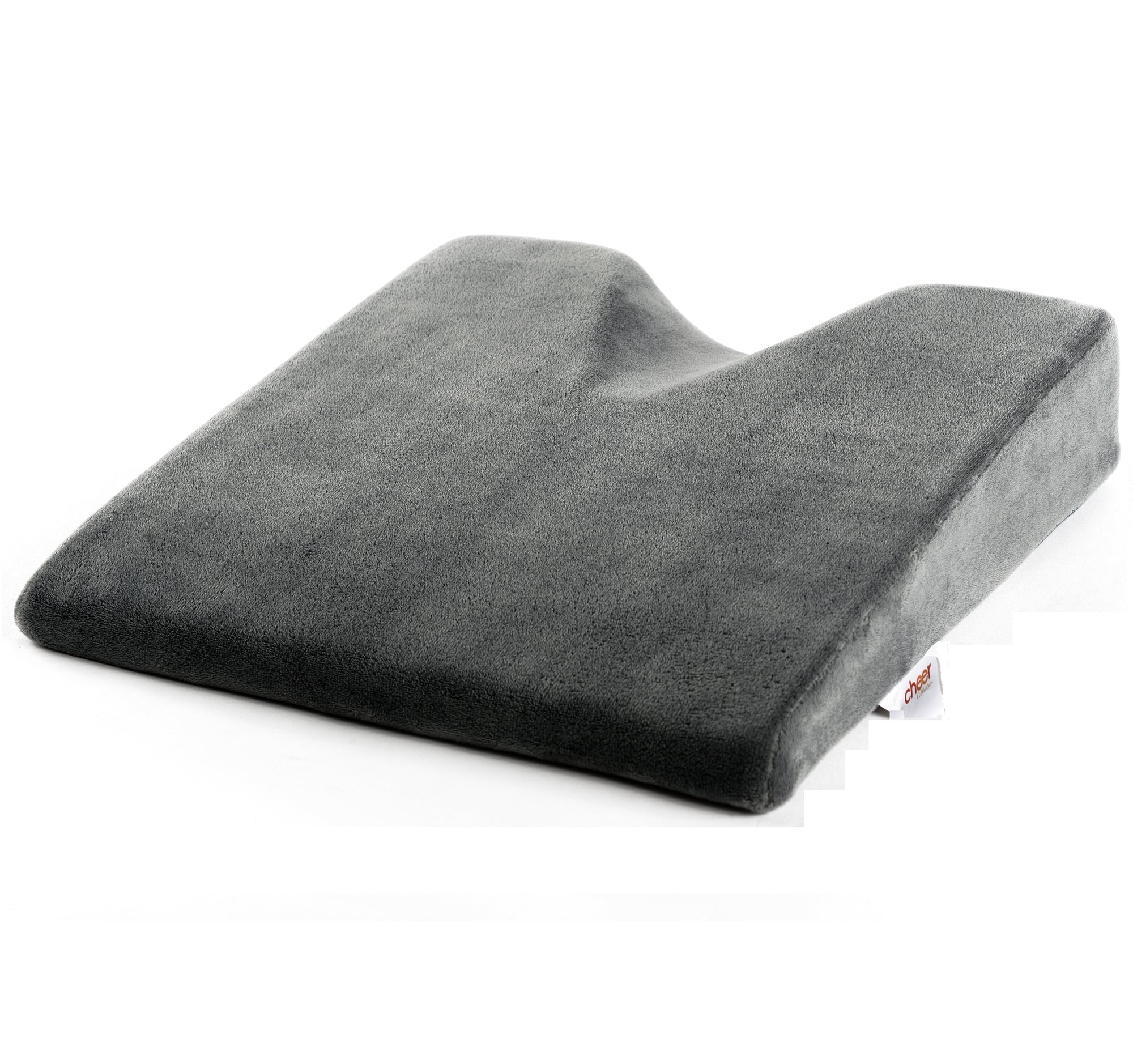 Car and Truck Seat Cushion - Memory Foam Wedge Chair Driving Pillow (Black)