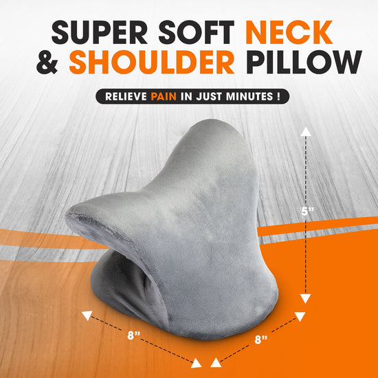  Chiropractic Pillow,Neck and Shoulder Pain Relief Support  Relaxer Cervical Pillow Massage Traction Device to Help Ease Neck Pain and Shoulder  Pain and Provide Relief by Easing Tension : Home & Kitchen