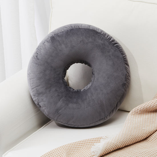 Donut Pillow - Memory Foam Seat Cushion - soft