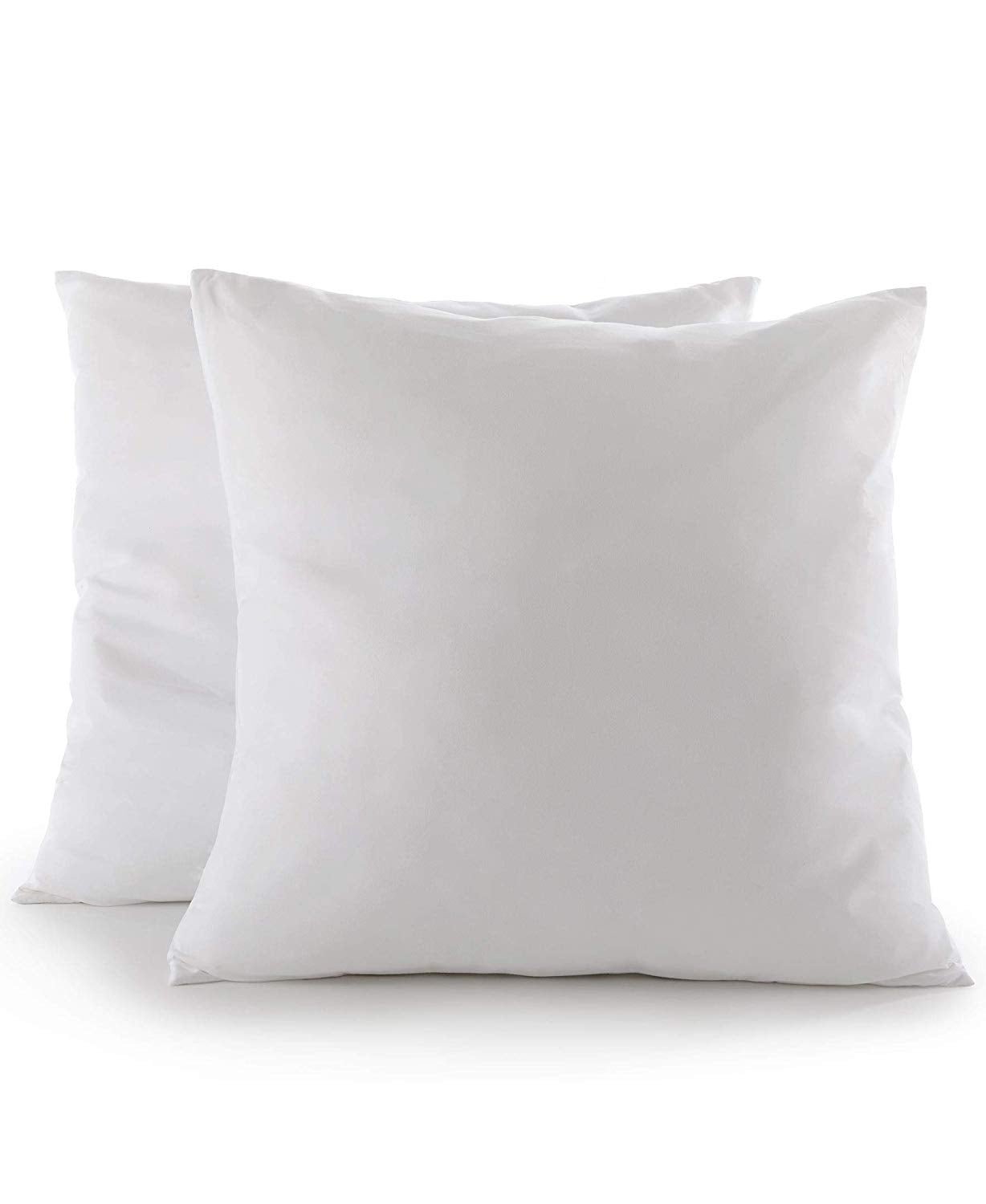 Set of 4 18x18 Pillow Inserts | Hypoallergenic Couch Pillow Stuffing, Couch  Cover, Decorative Throw Pillows for Bed, Sofa & Outdoor | Washable, White