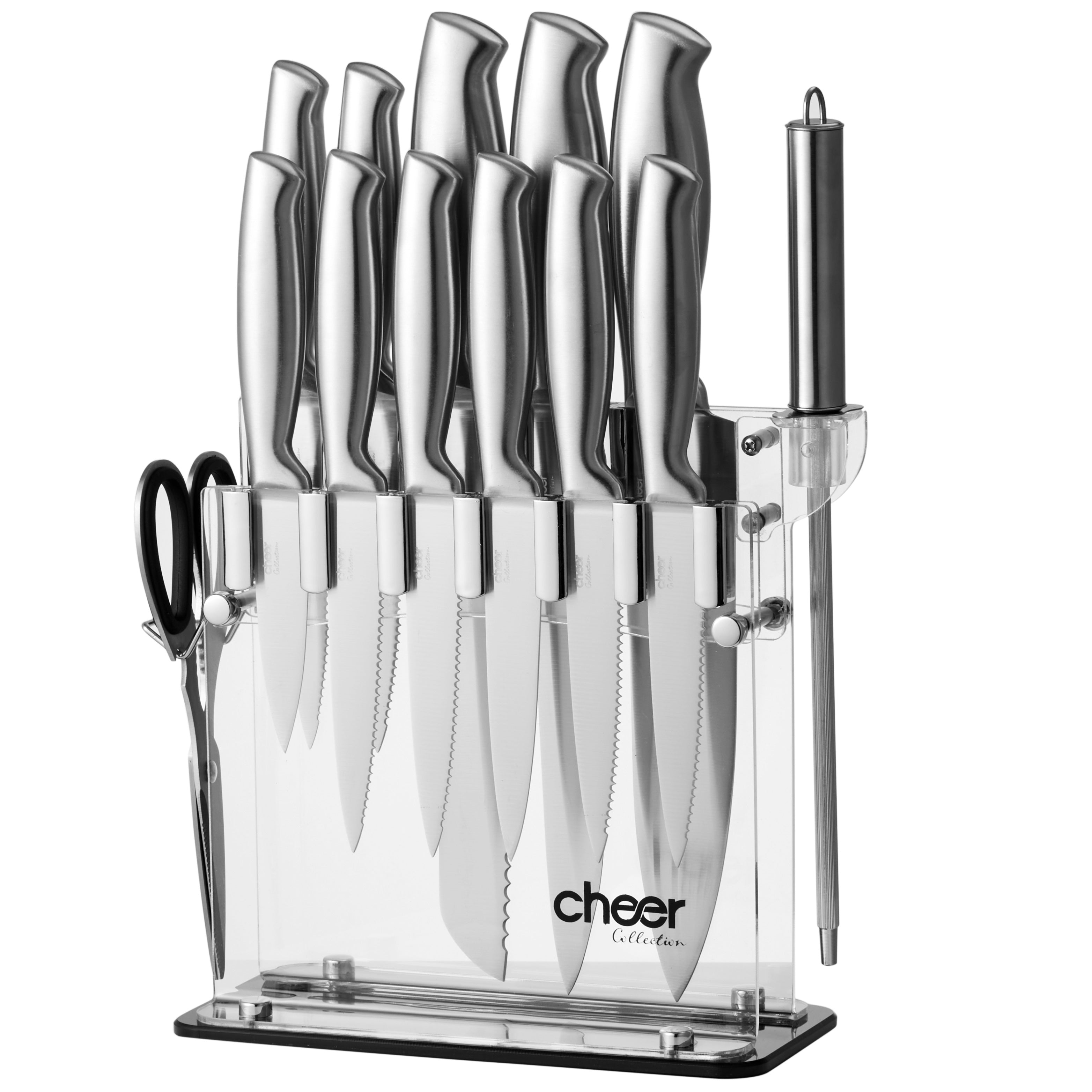 Cheer Collection Stainless Steel Grilling Tool Set & Reviews