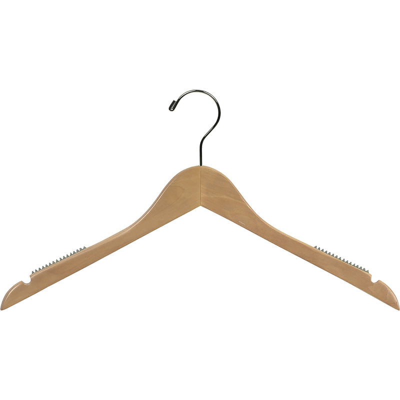 Mainetti 6010, 10 Black Plastic, Pant Skirt Slack Bottom Hangers