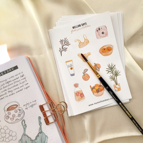Lost in Thought - Sticker Sheet  Handmade Bujo Stickers – MELLOW DAYS